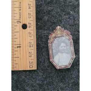Rare Antique ornate picture frame brooch pin.  In excellent condition